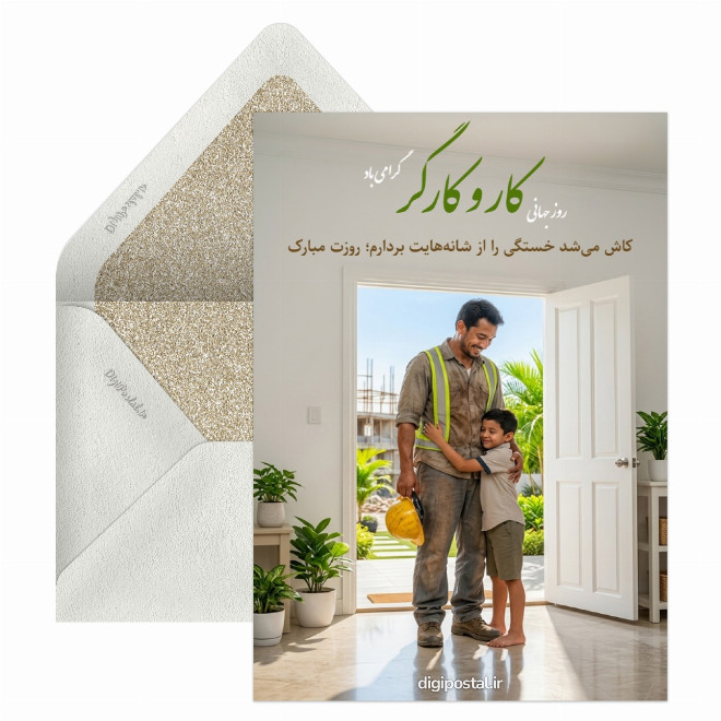 تبریک احساسی روز کارگر